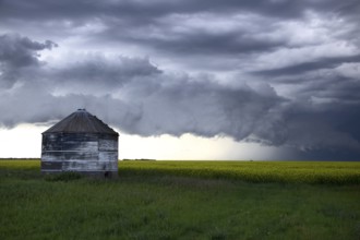 Prairie Storm Clouds Canada Saskatchewan Dramatic Summer