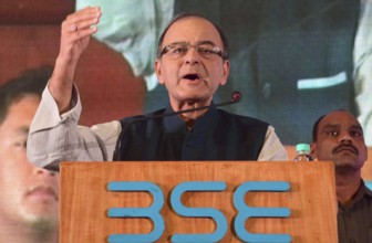 Union Finance Minister Arun Jaitley speaks conferencen Taleem O Tarbiyat Bombay Stock Exchange