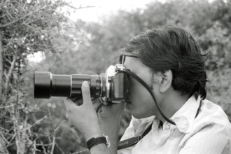 Wildlife photographer JKA taking photo