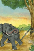 Artist Manivelu, hindu belief, hindu, hinduism, art, himalayan academy art, elephant, strength,