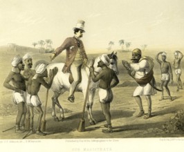 Colonial Indian images, our magistrate, India