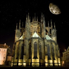 Famous St Vitus Cathedral in Prague, ST. Petersburg, Russia
