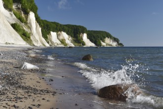 Chalk coast at Jasmund National Park on Rügen, Mecklenburg-Western Pomerania, Germany