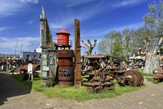 Items fished out of the sea by beachcombers, Maritime and Beachcomber Museum Flora, the world's