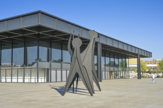 Neue Nationalgalerie, Kulturforum, Potsdamer Straße, Tiergarten, Mitte, Berlin, Germany