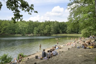 Bathing area, Krumme Lanke, Zehlendorf, Steglitz-Zehlendorf, Berlin, Germany +++ NO MODEL RELEASE