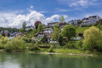 Residential neighbourhood Häuser an der Aare, Bern, Switzerland