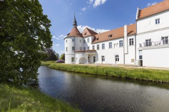 Fürstlich Drehna moated castle, Luckau, Brandenburg, Germany