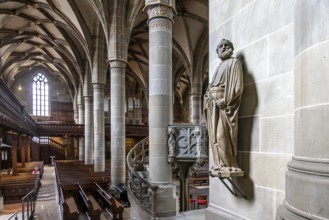 Protestant parish church of St Michael. As Johannes Brenz's place of work, it was the starting
