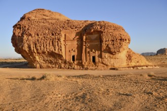 Nabataean tombs at Djabal Al-Ahmar, Hegra or Mada'in Salih, AlUla region, Medina province, Saudi