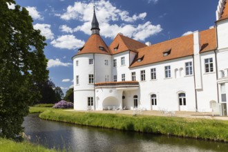Fürstlich Drehna moated castle, Luckau, Brandenburg, Germany