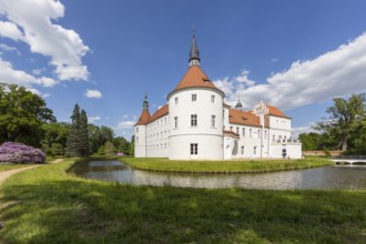 Fürstlich Drehna moated castle, Luckau, Brandenburg, Germany