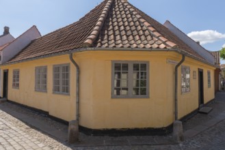 Odense, Old Town, Hans Christian Andersen Hus, probable birthplace of the poet and writer, Fyn,