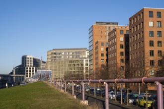 Modern office and residential building, Tilla-Durieux-Park, Potsdamer Platz, Berlin-Mitte, Berlin,