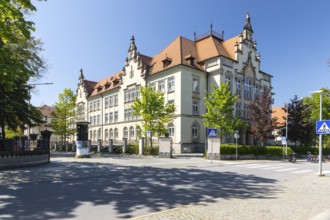 Schiller-Gymnasium, exterior view, Bautzen, Saxony, Germany