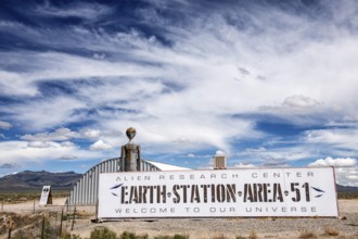 Alien Research Centre, Earth Station Area 51, Rachel, Extraterrestrial Highway, Nevada, USA