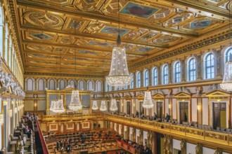 Great Golden Hall in Musikverein is a concert hall in the Innere Stadt borough of Vienna, Austria
