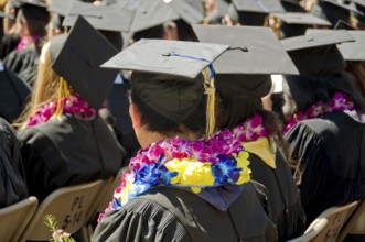 View of graduation function at Berkeley University, California, USA United States of America No MR