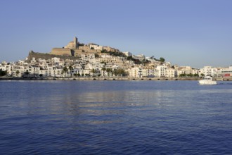 Ibiza Balearic Mediterranean white island from Spain