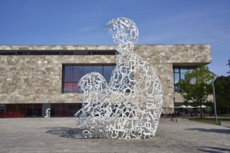 Body of Knowledge, sculpture by Jaume Plensa, Theodor W. Adorno-Platz, Westend Campus, Goethe