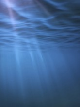 Underwater sea surface, Blue background, waves background