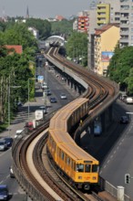 Underground U1, Skalitzer Straße, Kreuzberg, Berlin, Germany