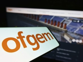Stuttgart, Germany, 07-15-2022: Mobile phone with logo of Office of Gas and Electricity Markets