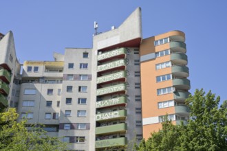 Social housing, Kreuzberg centre, Kottbusser Tor, Kreuzberg, Berlin, Germany