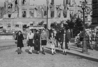 In war-torn Dresden. The war generation carries the trauma with them until the end of their lives.