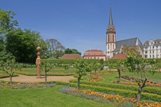 Church of St. Elisabeth and Prince George Garden, Darmstadt, Hesse, St. Elisabeth Church, Germany