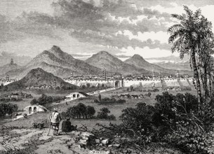View of Nanjing or Nanking, Jiangsu province, China, c. 1840