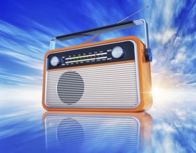 3D rendering of a radio