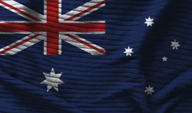 Australia flag textured on background