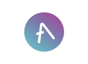 Turned to the left, Aave logo, Logo
