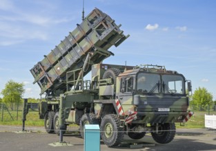 Patriot MIM-104 air defence system on truck, Military History Museum of the German Armed Forces,
