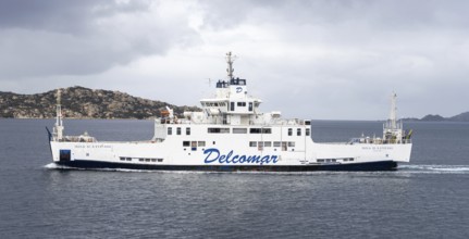 Ferryboat near La Maddalena, Sardinia, Italy