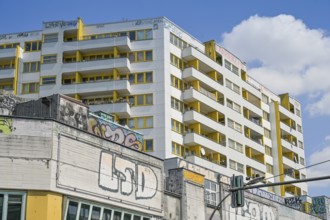 Social housing, Kreuzberg centre, Kottbusser Tor, Kreuzberg, Berlin, Germany