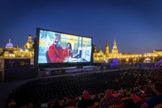 The Film Nights on the banks of the Elbe are Germany's largest open-air cinema festival. They have