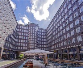 The Sprinkenhof is one of the office buildings constructed in Hamburg's city centre at the