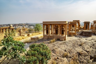 Jaswant Thada ruins in Jodhpur, India