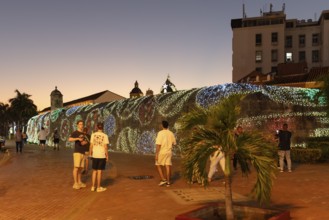 Old city wall, Cartagena, Colombia