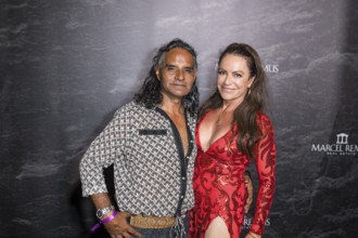 Jose Campos and Christine Neubauer at the Remus Lifestyle Night on the roof terrace of the Pure