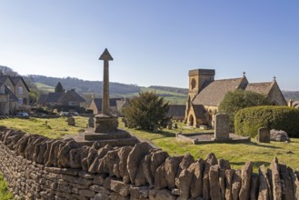 Church of St Barnabas, Cemetery, Snowshill, The Cotswolds, England, Great Britain
