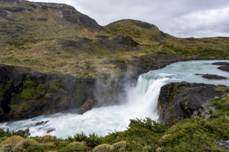 Salto Grande waterfall, Torres del Paine National Park, Chile
