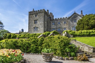 Sizergh Castle and gardens, Helsington, Cumbria, England, United Kingdom