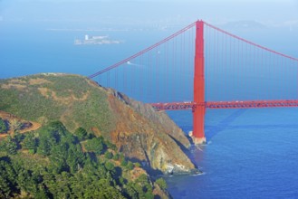 View of Golden Gate Bridge, San Francisco, California, USA