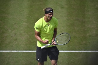 Alexander Zverev GER, jubilation, emotion, tennis, ATP 250, BOSS Open 2025, Stuttgart,