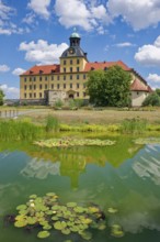 Johannisteich, castle park, Museum Zeitzer Schloss Moritzburg, early baroque style, water