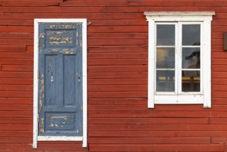 Ny Alesund Museum, wooden house, Ny-Alesund, Spitsbergen, Svalbard