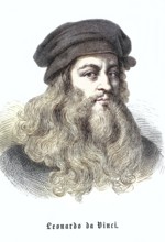 Leonardo da Vinci (born 15 April 1452, died 2 May 1519 at Clos Lucé Castle), Italian painter,
